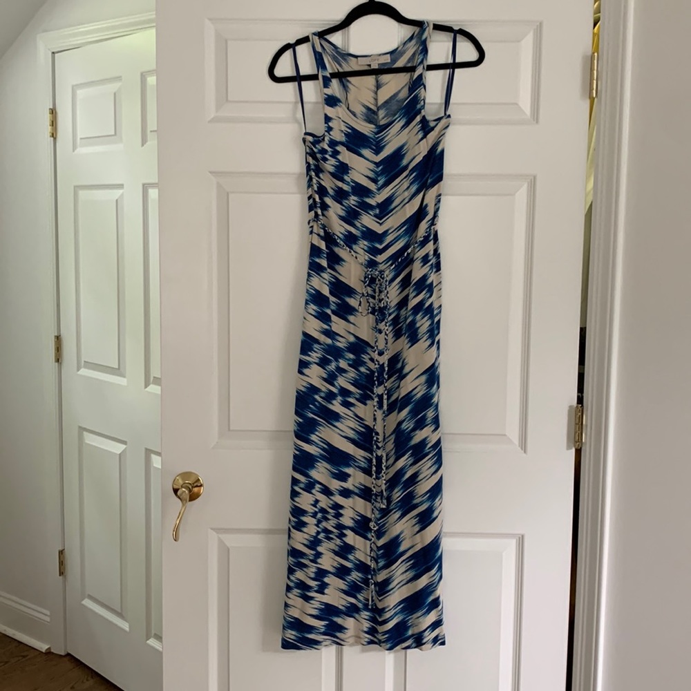 Loft - Maxi Dress - Size Small Petite - Aqua colors